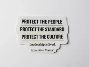 Protect the People, Standard & Culture Sticker