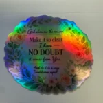 No Doubt Holographic Prayer Sticker