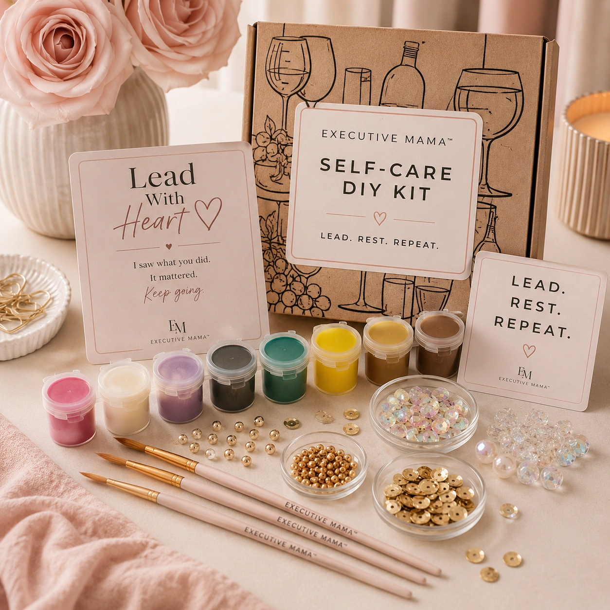 Executive Mama DIY self-care kit